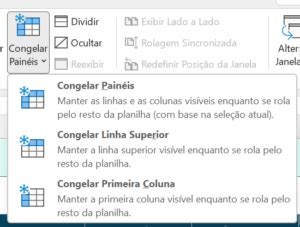 Congelar Pain Is No Excel Como Travar Linhas E Colunas