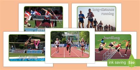 Athletics Events Display Photos (teacher made) - Twinkl