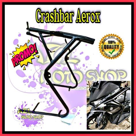 Jual Crashbar Aerox Pelindung Body Aero X Yamaha Besi Pengaman Tubular