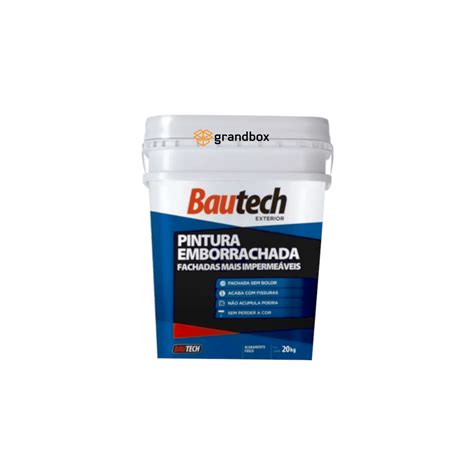 Tinta Emborrachada 20kg Bautech Exterior Cores MadeiraMadeira