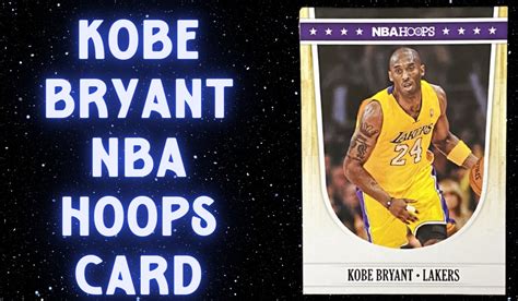 Kobe Bryant NBA Hoops Card