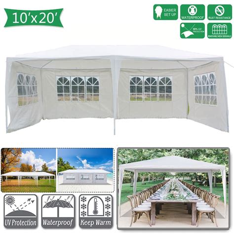 Topcobe 10' x 20' Canopy Tents for Outside, Canopy Tent for Camping ...