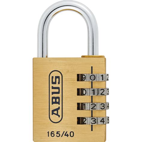 Abus Messing Hangslot Met Cijfercode Slotenonline