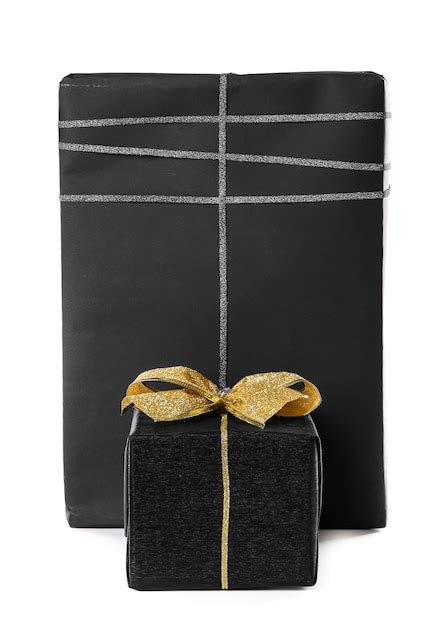 Premium Photo Wrapped Gift Boxes Isolated On White