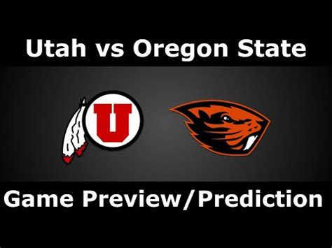 College Football Utah Vs Oregon State Week Game Preview