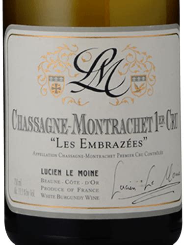 Lucien Le Moine Chassagne Montrachet Er Cru Les Embraz Es Vivino Us