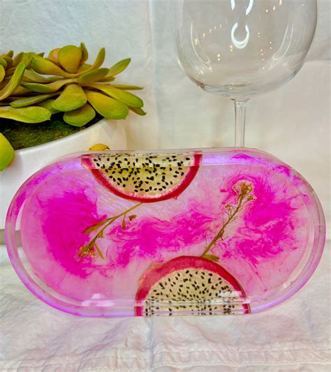 More Passion Fruit Catch All Tray – Epoxy Aesthetics by Hannah