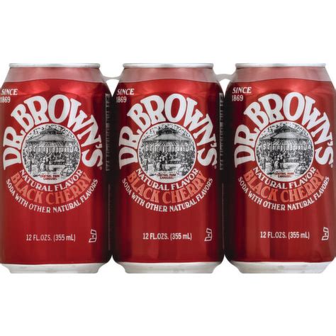 Dr Browns Soda Black Cherry King Kullen