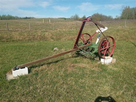 antique frost wood farm hay mower beck auctions