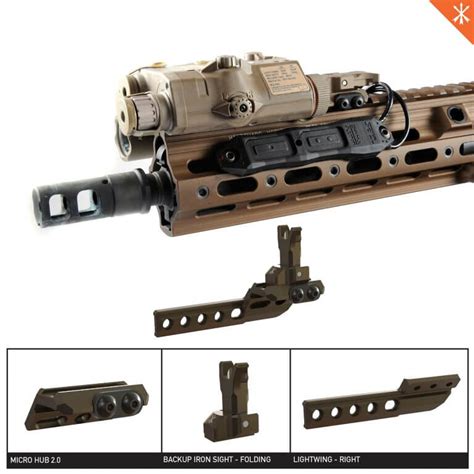 Fusion Backup Iron Sight Folding Unity Tactical Bto Dealers