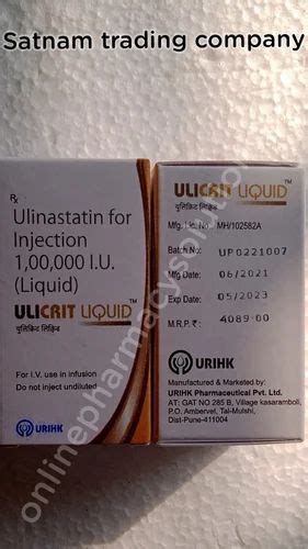 Ulinastatin Iu At Rs Vial Ulinastatin Injection In Nagpur