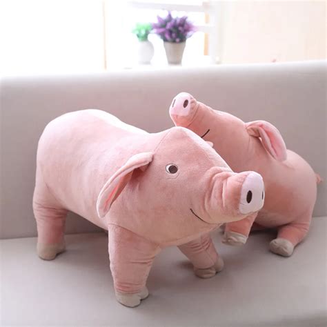 Pink Pig Plush Toys Pet Pig Toys 2018 New Stuffed Plush Stuffed Animals Cute Pig Pillow Soft ...