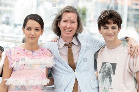 Timothee Chalamet Wes Anderson Lyna Khoudri Editorial Stock Photo - Stock Image | Shutterstock