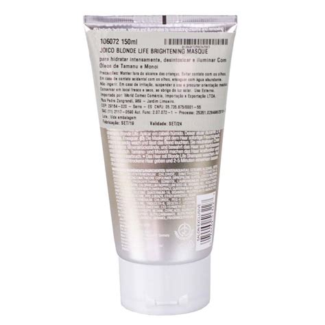 Joico Blonde Life Brightening Masque Máscara Hidratante 150ml