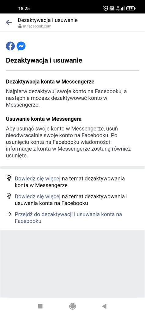 Jak usunąć konto na Messengerze Kompleksowa obsługa informatyczna firm