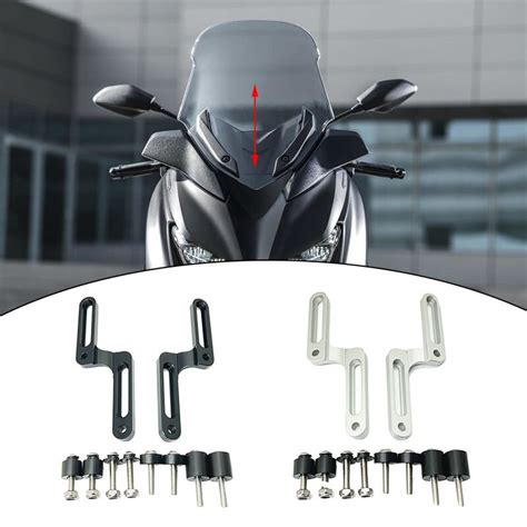 For Yamaha X Max Motorcycle Windscreen Adjusters Cnc Aluminum