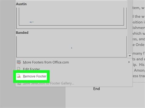 Cómo eliminar encabezados y pies de página en Word