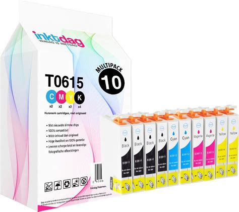 Inktdag Inktcartridge Voor Epson T Multipack Van Stuks Bk