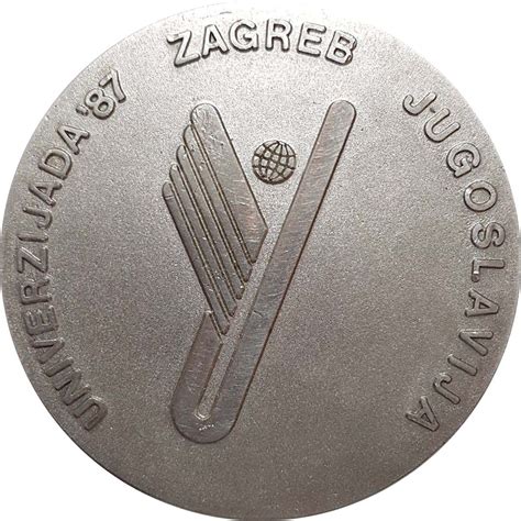 Medal 1987 Summer Universiade Zagreb Yougoslavie Numista