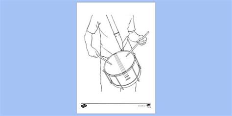 FREE! - Caixa Drum Colouring Sheet | Colouring Sheets