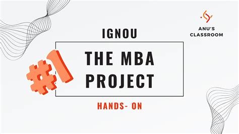 Ignou Mba Project Mmpp Hands On Part Youtube