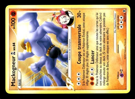 POKEMON RIVAUX EMERG UNCO N 46 111 MACKOGNEUR 100 PV EBay