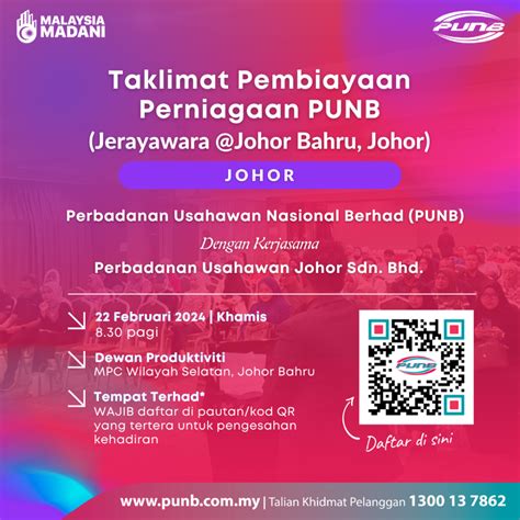 Taklimat Pembiayaan Perniagaan Punb Jerayawara Johor Bahru Johor