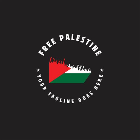 free palestine logo vector 32980527 Vector Art at Vecteezy