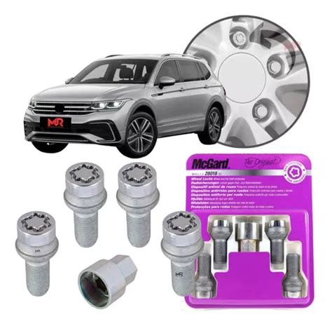 Kit Parafuso Roda Antifurto Original Novo Tiguan