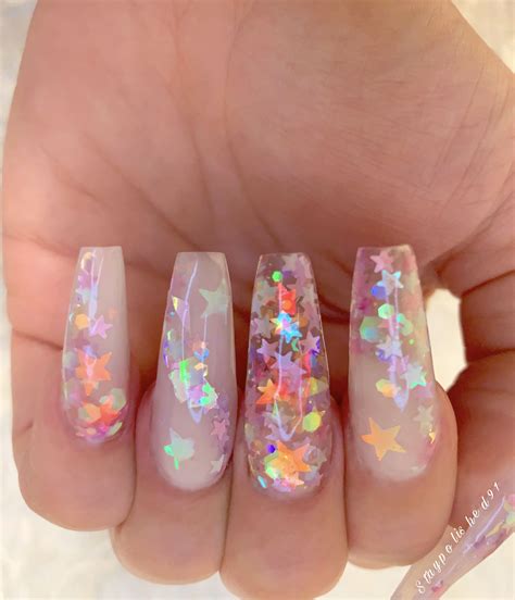 Glitter Nails Acrylic Pretty Acrylic Nails Best Acrylic Nails Pretty