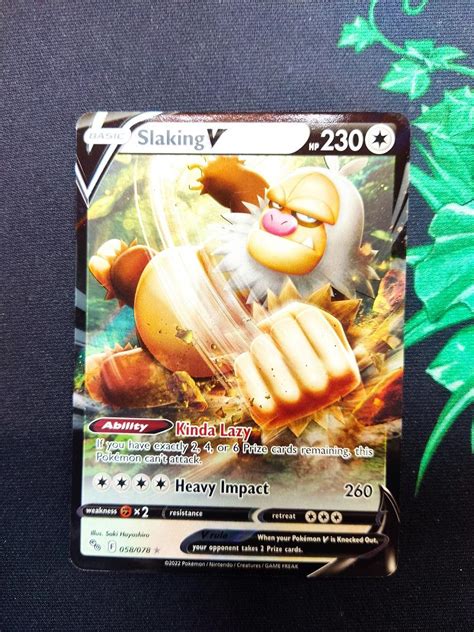 Pokémon Tcg Karta Slaking V Pokemon Go Aukro