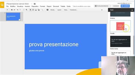 Creare Slide Con Presentazioni Google YouTube