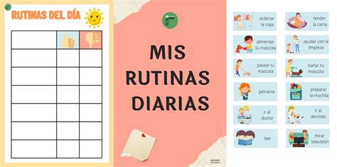 Imagenes De Rutinas Diarias Para Niños