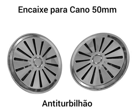 Kit Ralos Dreno Fundo Antiturbilhao Inox Pratic Parcelamento Sem Juros