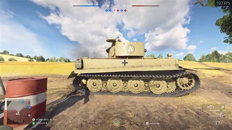 Battlefield V Tank Gameplay 5 Tiger 1 On Arras Youtube