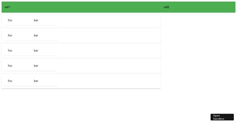 MUI Table With Accordion Codesandbox