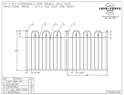 Cad Drawings And Schematics Of Fence Panels And Gates