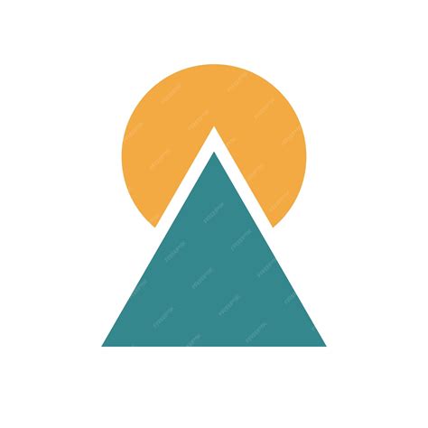 premium vector geometric shapes  shape  mountain