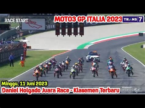 Hasil Full Race Moto3 Italia 2023 Hari Ini Hasil Race Moto3 Italia