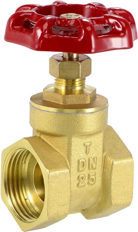 Amazon Uxcell Brass Gate Valve G Female Thread Wheel Handle