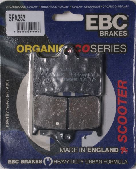 Ebc Sfa Organic Scooter Brake Pads One Pair Sfa Ebc