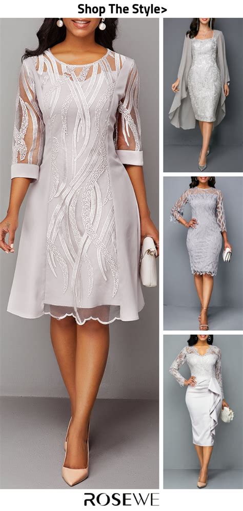 Hot Sale Three Quarter Sleeve Back Zipper Round Neck Lace Dress