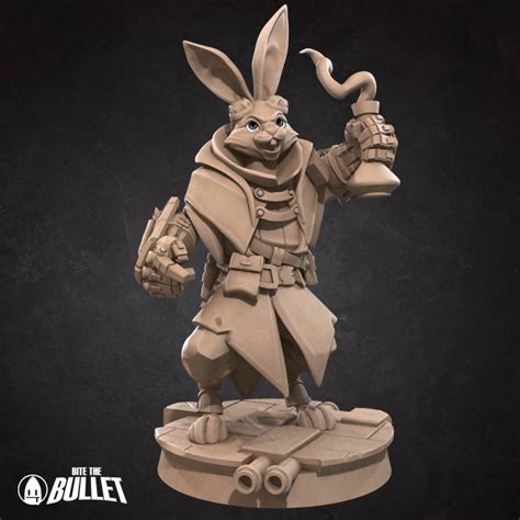 3d Printable Harengon Artificer By Bite The Bullet