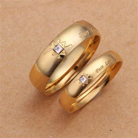 Stunning Gold Engagement Ring Designs For Couple Gold Engagement