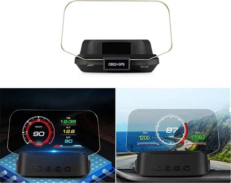 Dual System Head Up Display Obd2 Hud Gps Digital