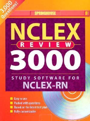 NCLEX Review 3000 Study Software For NCLEX RN 1st Edition Rent