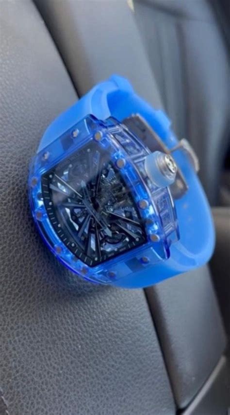 Richard Mille Rm Tourbillon Blue Sapphire Luxury Watches On