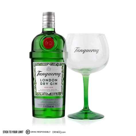 Tanqueray London Dry Gin And Coppa Glass Bundle