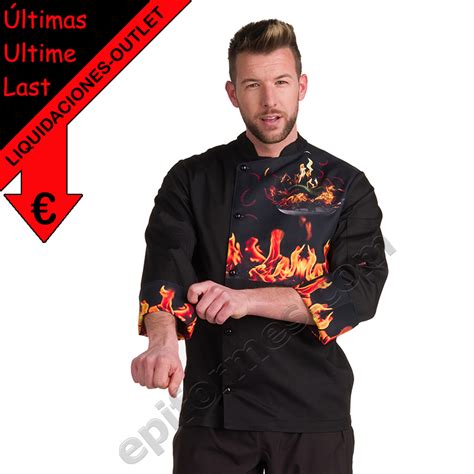 Chaqueta Cocinero Estampada Especial Restaurante Asador