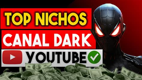 TOP NICHOS CANAL DARK PRA MONETIZAR E GANHAR DINHEIRO NO YOUTUBE EM